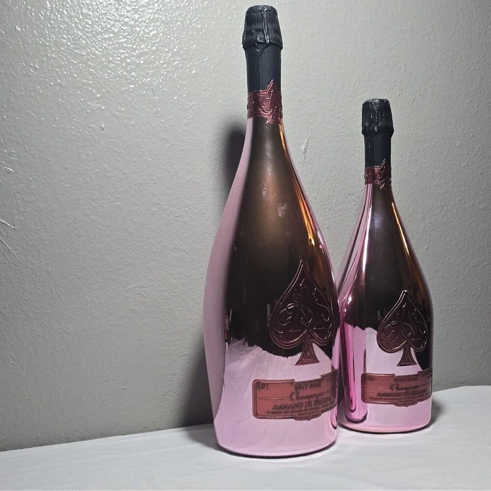 Armand de Brignac Brut Rosé Pink Champagne Display Dummy Bottles 1.5L 3.0L [C]